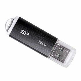 Clé USB Silicon Power SP016GBUF2U02V1K 16 GB USB 2.0 Noir 16 GB