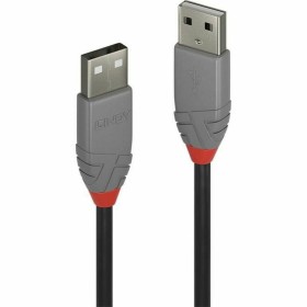 Cable USB LINDY 36694 3 m Negro Negro/Gris