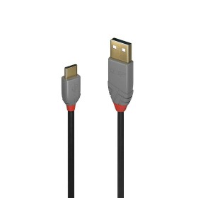 Cable USB A a USB C LINDY 36888 Negro 3 m
