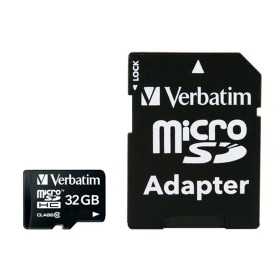 Micro SD Memory Card with Adaptor Verbatim 44083