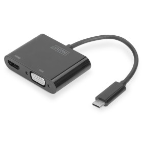 USB C-zu-VGA/HDMI-Adapter Digitus DA-70858