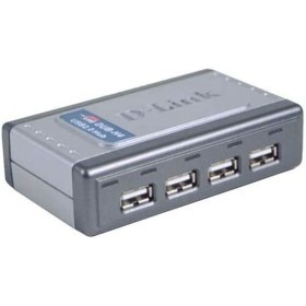 Hub USB D-Link DUB-H4 Plateado