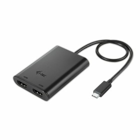 Cable USB-C a HDMI i-Tec C31DUAL Negro 4K Ultra HD