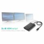 USB-C zu HDMI-Kabel i-Tec C31DUAL Schwarz 4K Ultra