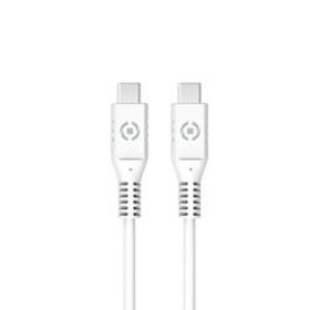 Kabel USB C Celly Weiß 1 m