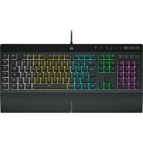 Tastatur Corsair K55 RGB PRO Qwerty Spanisch Schwarz