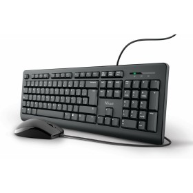 Keyboard and Wireless Mouse Trust Taro Spanish Qwerty