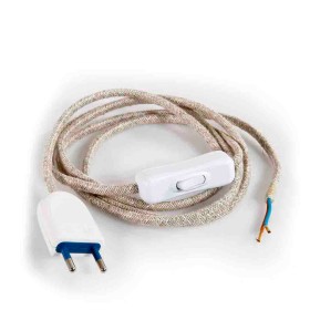 Cable de Alimentación EDM Interruptor de luz Cordón 2 x 0,75 mm