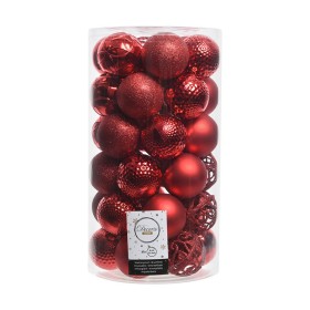 Bolas de Navidad Decoris Rojo Ø 6 cm