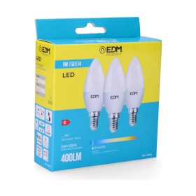 Pack de 3 bombillas LED EDM G 5 W E14 400 lm Ø 3,6 x 10 cm