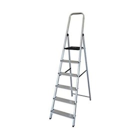 6-step folding ladder EDM Aluminium (48 x 10,5 x 1