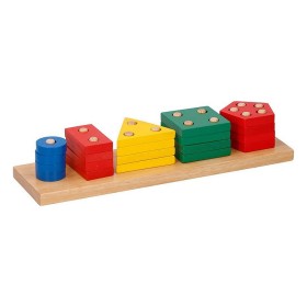 Jogo de Construção com Blocos 20 Peças 1,4 x 8,6 x 31 cm Madeira