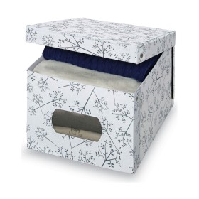 Caja Multiusos Domopak Living 916050 Blanco Blanco/Gris Cartón