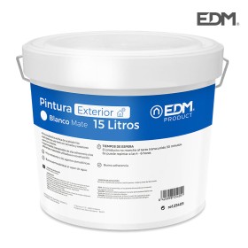 Peinture EDM Blanc Intérieur/Extérieur 15 L 15 L