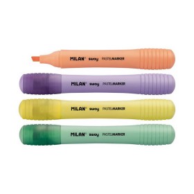 Set de Marcadores Fluorescentes Milan Sway Multicolor Pastel 4