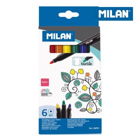 Set of Felt Tip Pens Milan Ø 4 mm Blue Multicolour