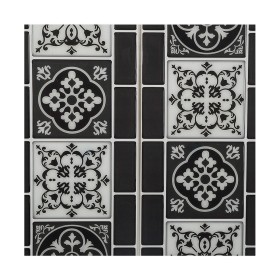 Stickers Atmosphera Ornamental Tile Black 2 Units (30,5 x 25 x