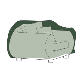 Sofa Cover Altadex Green Polyester 130 x 90 x 70 c