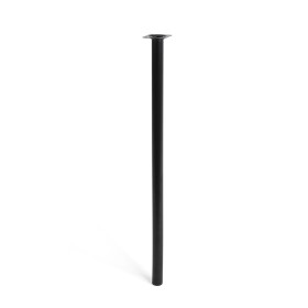 Patas Rei 401g Cilíndrica Negro Acero Moderno (Ø 3 x 70 cm)