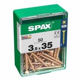 Caja de tornillos SPAX Tornillo de madera Cabeza plana (3,5 x
