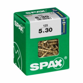 Caja de tornillos SPAX Tornillo de madera Cabeza plana (5 x 30