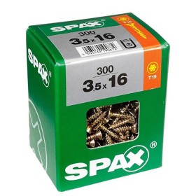 Caja de tornillos SPAX Yellox Madera Cabeza plana 75 Piezas (5