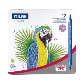 Conjunto de Canetas de Feltro Milan Multicolor Ponta