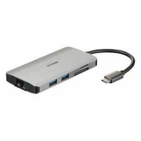 Hub USB C D-Link DUB-M810 Argenté