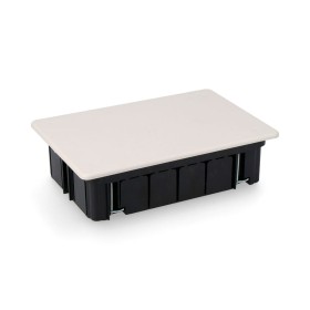 Caja de empalme Solera 5563 Empotrado Blanco Negro PVC 16,4 x