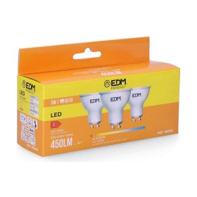 Pack de 3 bombillas LED EDM F 5 W GU10 450 lm Ø 5 x 5,5 cm