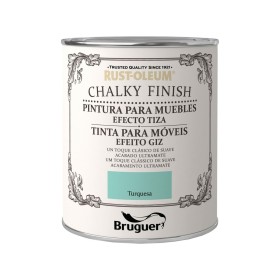 Pintura Bruguer Chalky Finish Turquesa 750 ml