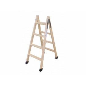 5-step folding ladder Plabell Wood 139 x 31/51 cm