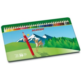 Colouring pencils Alpino Multicolour 36 Pieces