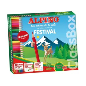 Colouring pencils Alpino Festival 288 Units Multic