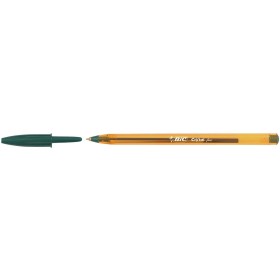 Crayon Bic Cristal Fine Vert 0,3 mm 50 Pièces