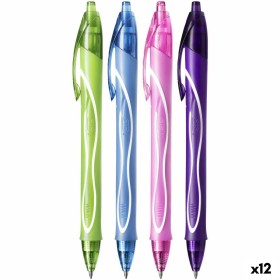 Bolígrafo de gel Bic Gel-Ocity Quick Dry 4 Colours 0,3 mm 12