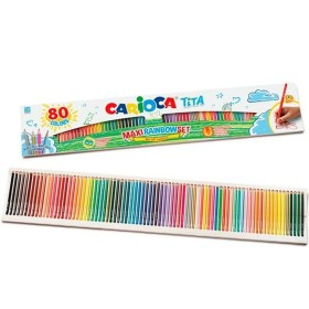 Lápices de colores Carioca Tita Multicolor 80 Piezas