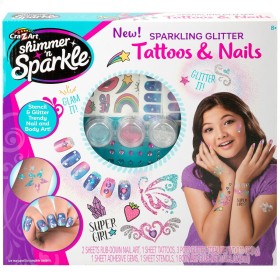 Set de manicure Colorbaby Shimmer 'n Sparkle Tattoos & Nails