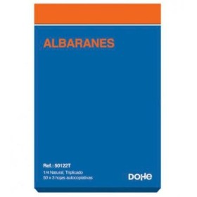 Talonario de Albaranes DOHE 50122T 1/4 10 Piezas 1