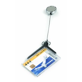 ID card holder Durable DELUXE PRO Transparent Anth