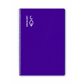 Cuaderno ESCOLOFI 5 Unidades Violeta Cuarto 50 Hoj