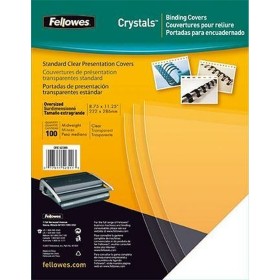 Binding covers Fellowes Crystals Transparent A4 PVC (100 Units)