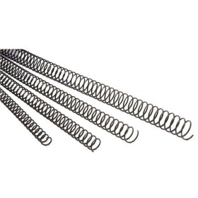 Espirales GBC 5.1 100 Unidades Metal Negro 100 Pie