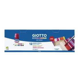 Témperas Giotto Decor Multicolor 12 Piezas 25 ml (