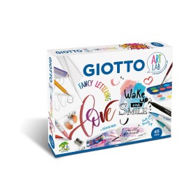 Drawing Set Giotto Art Lab Fancy Lettering 45 Piec