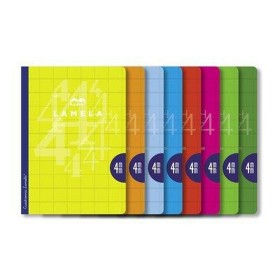 Notebook Lamela 4X4 4MM 50 Sheets 10 Units Grid sheets A4