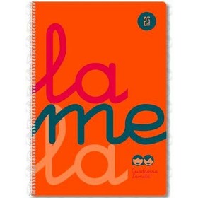 Cuaderno Lamela Fluor Naranja Din A4 5 Piezas 80 H