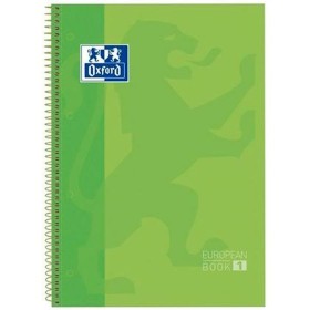 Cuaderno Oxford European Book Verde A4 5 Piezas