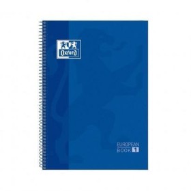 Cuaderno Oxford European Book Azul marino A4 5 Pie