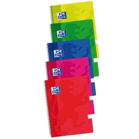 Cuaderno Oxford Multicolor Din A4 5 Piezas 80 Hoja
